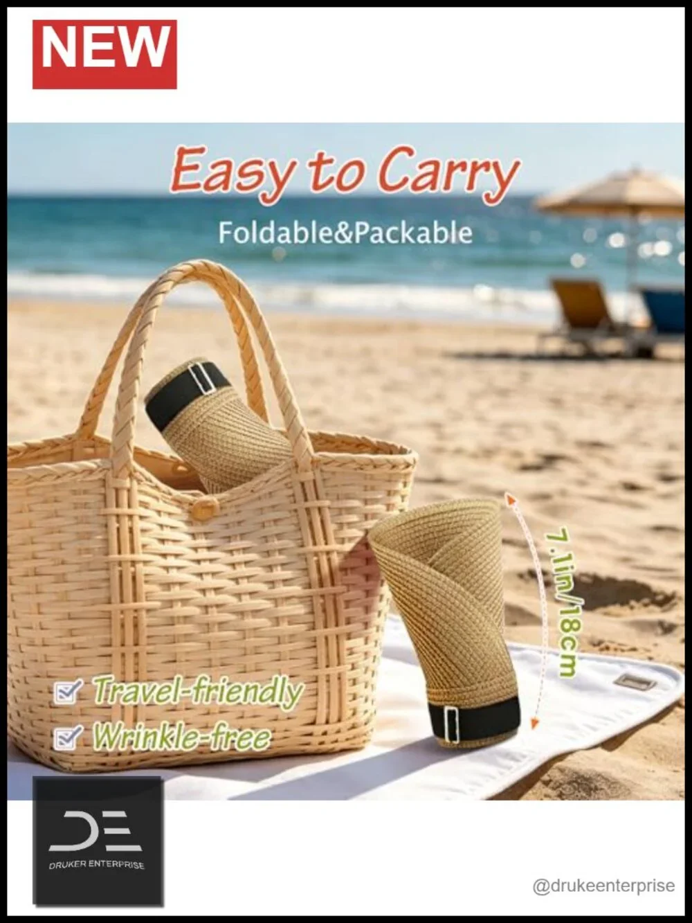 3 Pack Paper Straw Sun Visor Hats Wide Brim UPF 50+